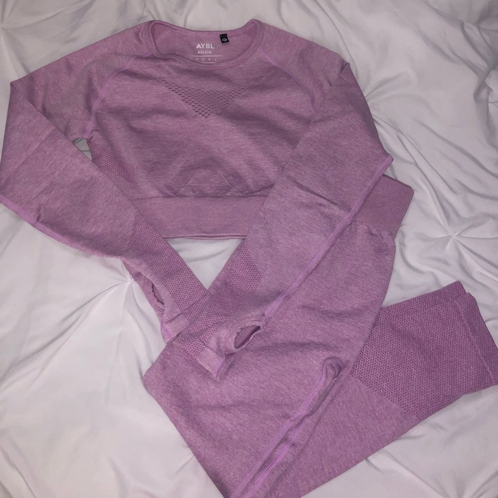 AYBL purple workout set